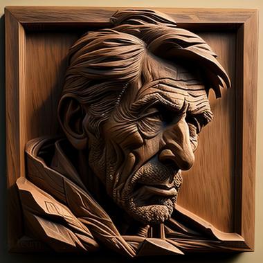 3D model Jim Salvati American artist (STL)